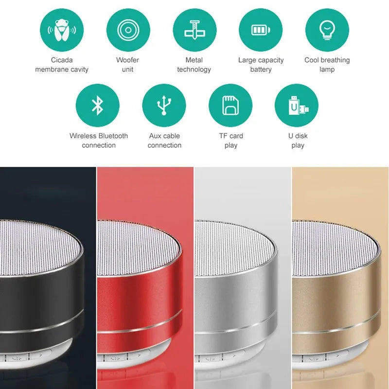 A10 Wireless Bluetooth Speaker Outdoor Subwoofer Mini Portable Speaker